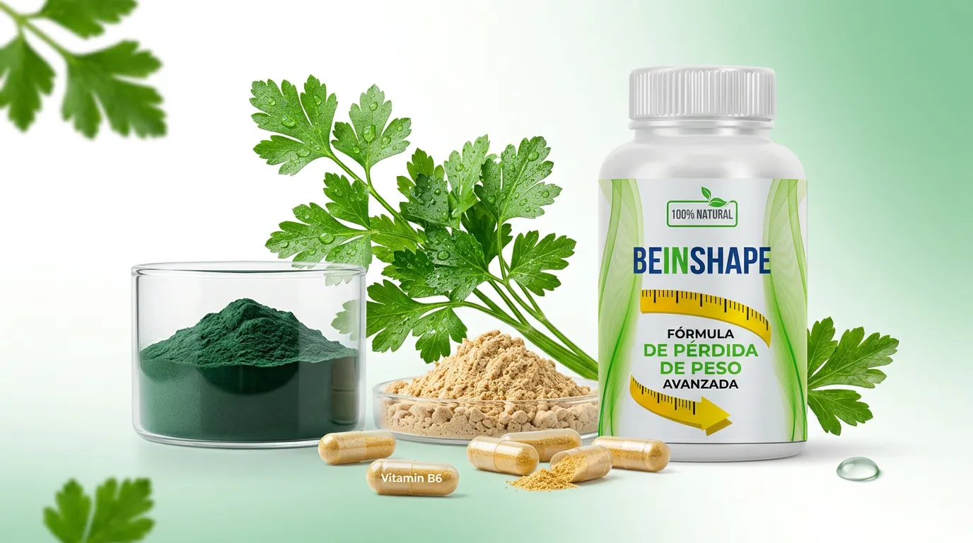 Cápsulas junto a ingredientes vegetales